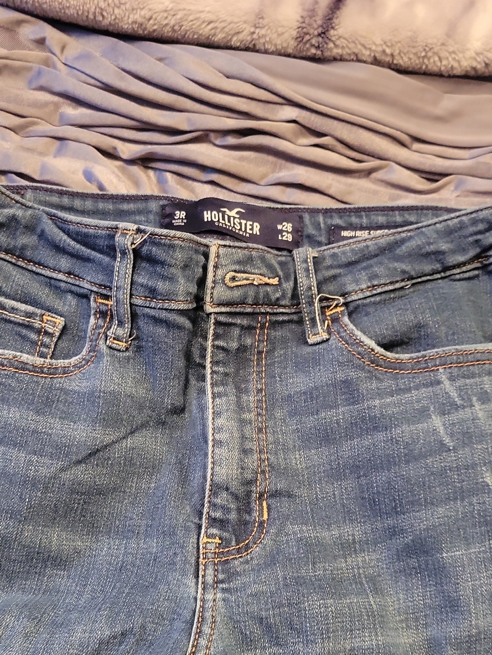 Hollister High Rise Super Skinny Jeans 3R W26 L29